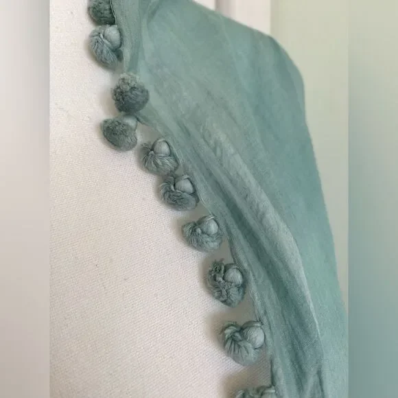 Seafoam Green Scarf - Picture 4 of 5